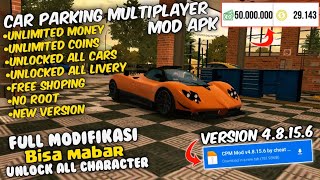 Car Parking Multiplayer Mod Apk New 2024 V48156  Unlimited Money amp Coins [upl. by Leiso]