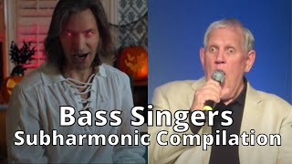 Bass singers subharmonic compilation Bb1B0 [upl. by Idner681]