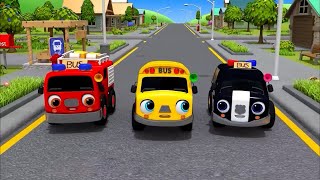 Wheels On The Bus Go To Town  Nursery Rhymes amp Kids Songs [upl. by Initof]