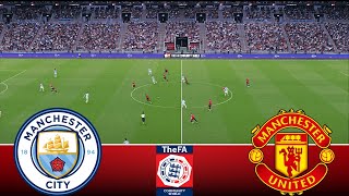 Manchester City vs manchester United  FA Community Shield Match 2024  eFootball Gameplay [upl. by Neffets]