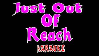 Just Out Of Reach kARAOKEThomascow Lyrics Chords [upl. by Dnaltiac]