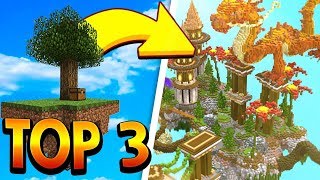 TOP 3 BEST SKYBLOCK SERVERS IN MCPE 113 NEW 2019 Minecraft Skyblock Servers [upl. by Mella289]