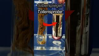 chemische Portale  Silberspiegel mit Tollens Reagenz chemie lehrer shorts [upl. by Anirpas936]