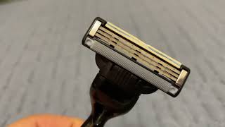 Gillette Mach3 Sensitive Razors for Men 1 Razor 5 Razor Blade Refills Designed for Sensitive Skin [upl. by Chevy]