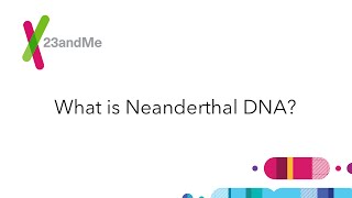 23andMe FAQ What is Neanderthal DNA [upl. by Mezoff]