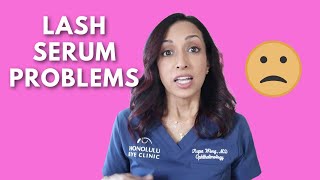 Side Effects of Lash Serums  Eye Doctor Explains [upl. by Enyale]