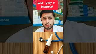 Is Nasal Spray Bad for You  Nose Spray Side Effects healthtips nasalspray medicationsafety [upl. by Rodrique]