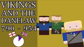 Ten Minute English and British History 05 The Vikings and the Danelaw [upl. by Erait]