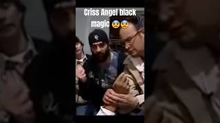 Criss Angel mindfreak Black Magic 😨😨 OMG  magic crissangelmagic goviral funny [upl. by Elinet]