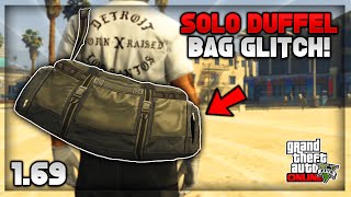 SOLO Easiest Method On How To Get The Duffel Bag In GTA 5 Online 169 GTA 5 Duffel Bag Glitch [upl. by Cher718]