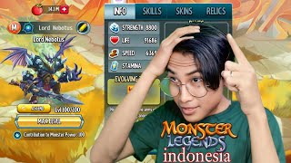 Lord Nebotus Level 1150 Monster Legends INDONESIA [upl. by Alikahs]