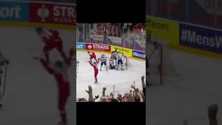 Pavel Zacha scores a goal vs USA  IIHF Mens Worlds Quarterfinals 2024 [upl. by Maillliw]