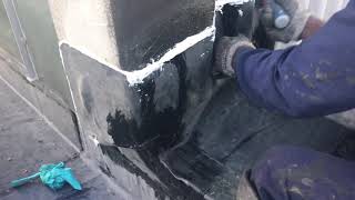 How to seal a parapet wall with EPDM Waterproofing [upl. by Atenaz]