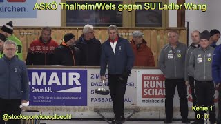 Eiststockeröffnungsturnier Peuerbach Askö Thalheim bei Wels gegen SU Ladler Wang [upl. by Narik]