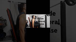 Side Lateral Raise Lateral shoulderworkout gym fitness [upl. by Annoiek]