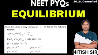 Using the Gibbs’ energy change G633kJ for the following reaction [upl. by Arahahs]