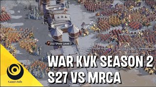 WAR VIKING RISE KVK SEASON 2 S27 VS MRCA  VIKING RISE INDONESIA [upl. by Justinian]