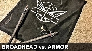 Crossbow Broadhead vs Body Armor [upl. by Melantha]