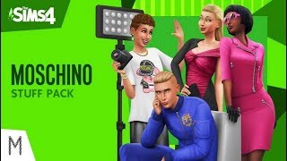 Je teste le kit Moschino avec vous  Sims 4 Découverte Kit [upl. by Cates766]