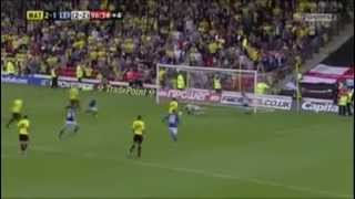 Watford vs Leicester 2013  With Commentator [upl. by Ardnohsed]