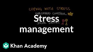 Stress management  Processing the Environment  MCAT  Khan Academy [upl. by Wilber]