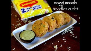 Cheese Maggi Masala Tikki Recipe [upl. by Adis954]