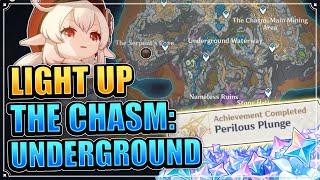 How to light up The Chasm Underground Mines Genshin Impact The Chasm World Quest [upl. by Namaan918]