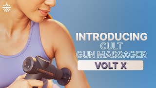 Cult Volt X Gun Massager  Hot amp Cold Therapy for Ultimate Relief  cultofficial [upl. by Leunam]