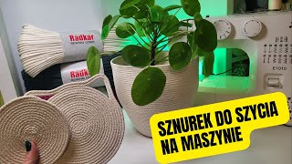 Sznurek do szycia Radkar  osłonka i podkładki uszyte na maszynie [upl. by Nodnalb]