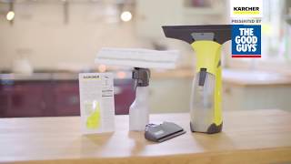 Karcher WV2 Premium Window Vacuum  Enjoy Streak Free Windows  The Good Guys [upl. by Allwein]