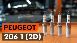 Hoe een bougies vervangen op een PEUGEOT 206 1 2D AUTODOCTUTORIAL [upl. by Melicent5]