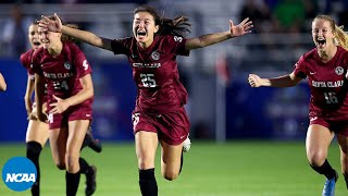 Florida State v Santa Clara Full PK shootout in 2020 NCAA womens soccer championship [upl. by Crin]