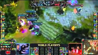 quotThe Crowd Goes Wildquot  CLGEU vs WE Games 3amp4  League of Legends S2 Playoffs [upl. by Heisel]