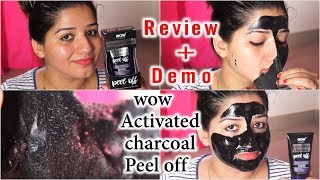 Remove Facial hair whiteheads Blackheads with NEW wow Activated peel off mask [upl. by Oliver312]