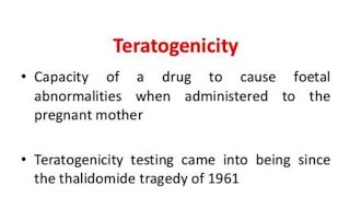 What is mean by Teratogenicity Teratogenic drugs [upl. by Devlin652]