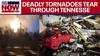 Tennessee tornadoes 6 people killed dozens hurt after deadly storms strike  LiveNOW from FOX [upl. by Akemyt]