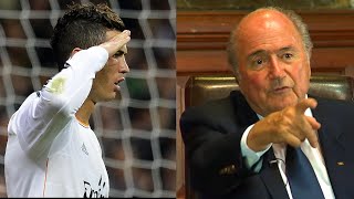 The Day When Cristiano Ronaldo Revenge On Sepp Blatter  UEFA President [upl. by Merl]