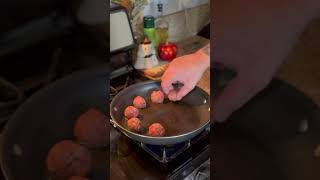 Meatballs with Marinara meatballs italianfood foodie dinner foodlover shorts italianrecipes [upl. by Newg]