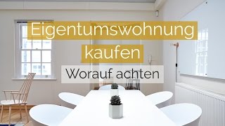 Kauf Eigentumswohnung für Einsteiger mit praktischen Beispielen [upl. by Norreht]