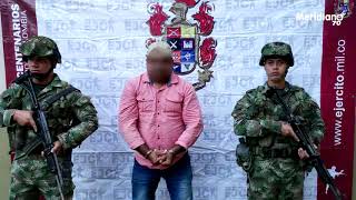 Capturan alias Rambo señalado de ser integrante del Eln en Arauca [upl. by Gnuhn304]