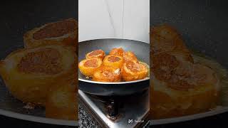 Fried bread with butter and fish can seafoodmagic cooking steamedegg [upl. by Neicul]