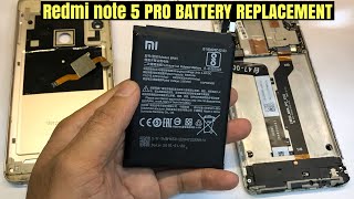 Xiaomi Redmi Note 5 pro Battery Replacement  How to change redmi note 5 pro battery Video Tutorial [upl. by Hal]