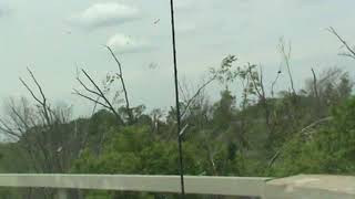 Nevada Iowa Storm Damage on Lincoln Highway1 [upl. by Harutek]