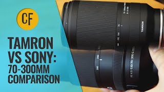 Tamron vs Sony  70300mm zoom lens comparison [upl. by Darcia]