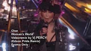 Cher  Womans World REMIX VJ Percy Mix Video [upl. by Fechter]