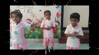 Warm up dance  Theme day celebrations  Modern kids  Pallavaram First Play School in Pallavaram [upl. by Shirline]