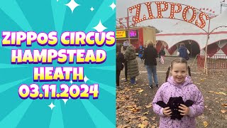 ZIPPOS CIRCUS Hampstead Heath London Sunday 03112024 [upl. by Sethrida]