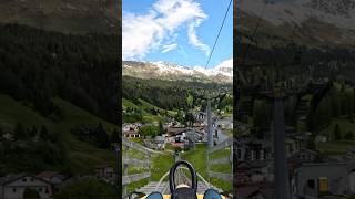 Alpine coaster in Churwalden Switzerland part 4🇨🇭🎢 [upl. by Ahsiener]