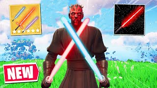 The FORCE LIGHT SABERS ONLY Challenge in Fortnite [upl. by Dolorita]