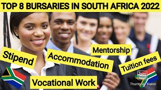 TOP 8 BURSARIES IN SOUTH AFRICA 2022  BURSARIES FOR SOUTH AFRICANS [upl. by Winton]